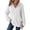 White #53, variant on WULMLEO Women's Waffle Knit Full Zip Hoodies Long Sleeve Drawstring Hooded Sweatshirt with Pockets Army Green 2XL
