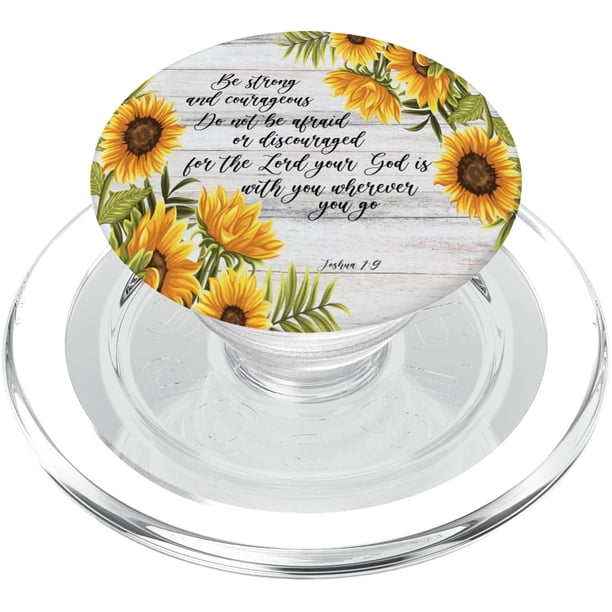 Celular Phone Grip Joshua 1 9 Christian Bible Verse PopGrip