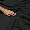 thumbnail image 7 of Nestl Duvet Cover 5 Piece Set- 2 Pillow Shams and 2 Pillowcases - Ultra Soft Double Brushed Microfiber Hotel Quality - Twin (68"x90") - Black, 7 of 7
