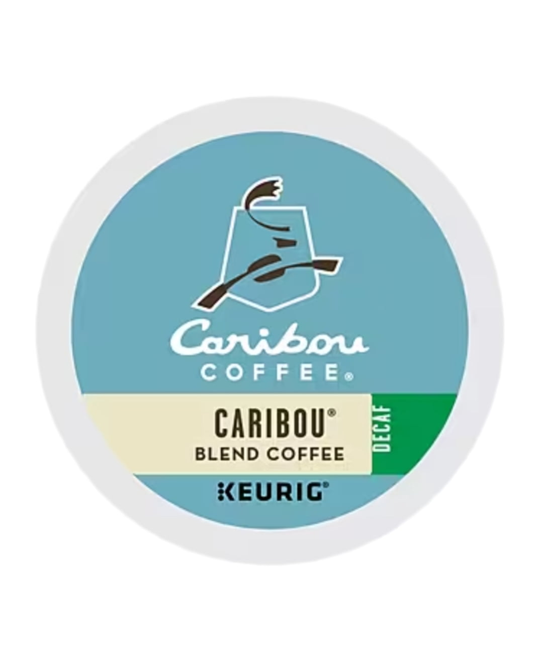 Caribou Coffee Caribou Blend Decaf Coffee K-Cups, 96/Carton