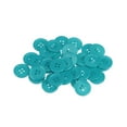 thumbnail image 1 of Unique Bargains Boutons Ronds en Résine Bleue à 4 Trous (Lot de 100), 1 of 5