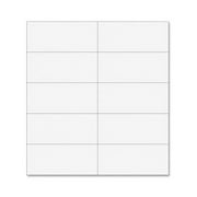 MasterVision 2 0.88" Length x 2" Width - 25 / Pack - White