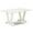 Multi-color, variant on East West Furniture V2-026 3 Pc Table Set - 1 Linen White Wood Dining Table and 2 Mid Century Modern Bench - Stable and Durable Construction - Linen White Finish