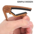thumbnail image 4 of 1 Set of Guitar Capo Electric Guitar Picks Tone Modified Clip Ukulele Capo, 4 of 9