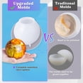 thumbnail image 7 of 9 Pcs Sphere Silicone Molds for Resin, Upgraded Seamless 3D Sphere Resin Molds Silicone,Large Round Ball Epoxy Resin Molds for Flowers Preservation,Resin Casting, Soap, Candle, 7 of 7