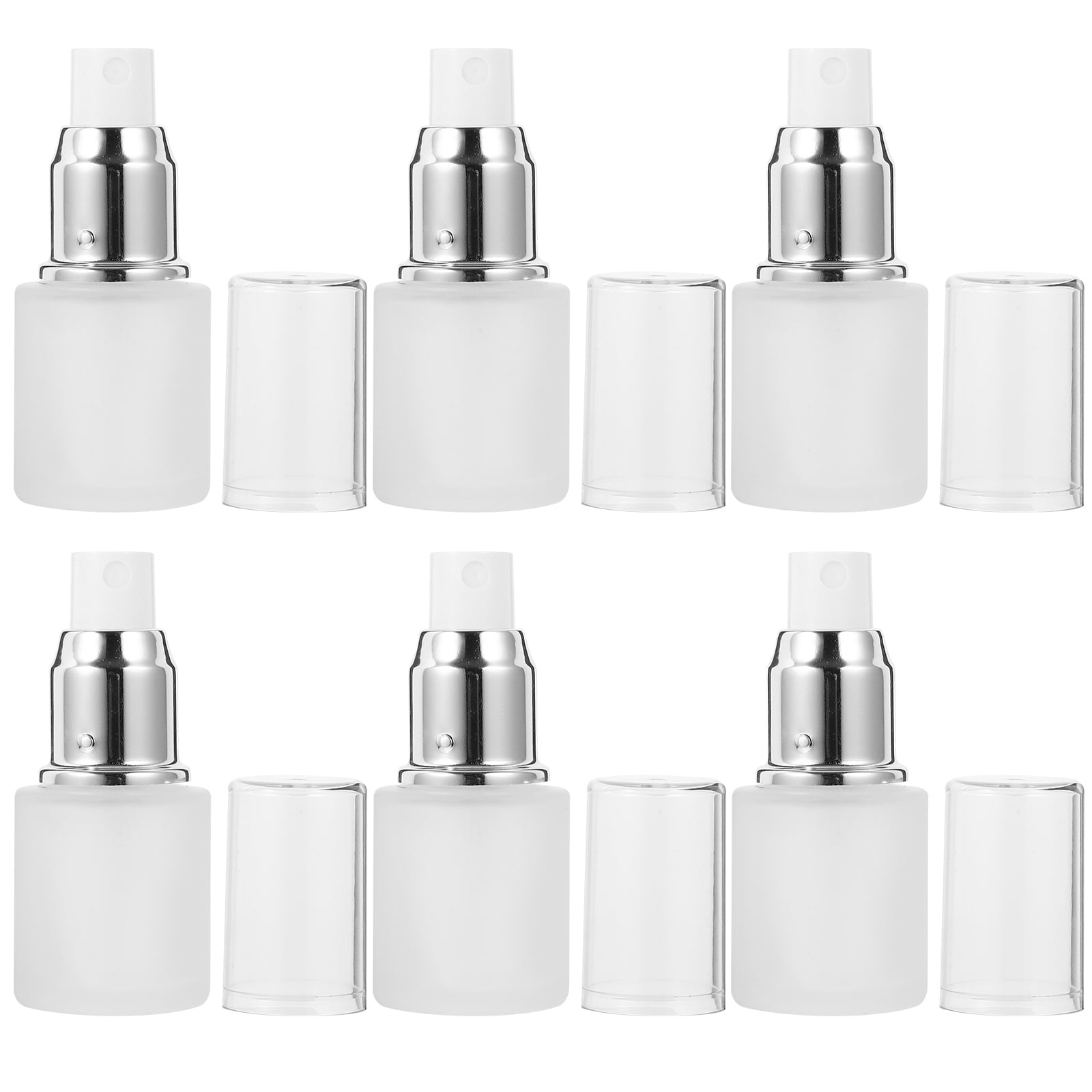 OUNONA  6 Pcs Push Type Lotion Bottle Home Travel Containers