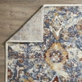 thumbnail image 6 of Loomaknoti Alsbrooke Amibell 4' x 6' Blue Persian Indoor Area Rug, 6 of 8