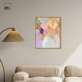 thumbnail image 3 of Canvas of Gold and Purple I Canvas Pastel Abstracts by Art Remedy, Gold Frame, 24" x 30", 3 of 7