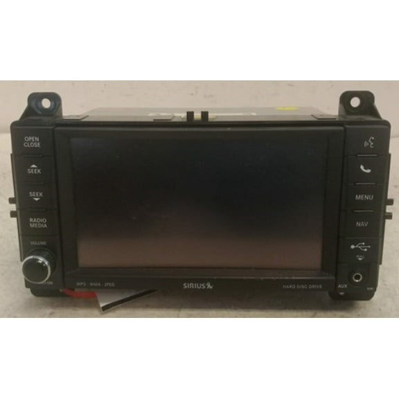 Pre-Owned 12 Jeep Grand Cherokee MP3 CD DVD Navigation Nav RHR Radio OEM - LKQ315401973 - Verify Specific Vehicle Fitment In Description - (Good)