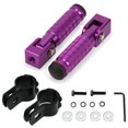 thumbnail image 1 of Estriberas para moto XINGWU M8, plegables en 90 grados, color morado, 1 of 7