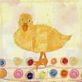 thumbnail image 3 of Blixt, Ingrid 12x12 Black Modern Framed Museum Art Print Titled - Polka Dot Duck, 3 of 5