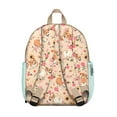 thumbnail image 3 of Corgi Dog and Flower Florals Backpack Backpack for School,Cute School Bag,Schoolbag with Adjustable Shoulder Straps & Padded Back,13.8"x11.4"x6", 3 of 6