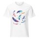 thumbnail image 5 of Blusas de Primavera para las Mujeres Crewneck Pluma Impresión Camiseta 95% Poliéster 5% Spandex, Moda Cómodo Top para las Mujeres de Uso Diario Y de Fiesta, 5 of 9