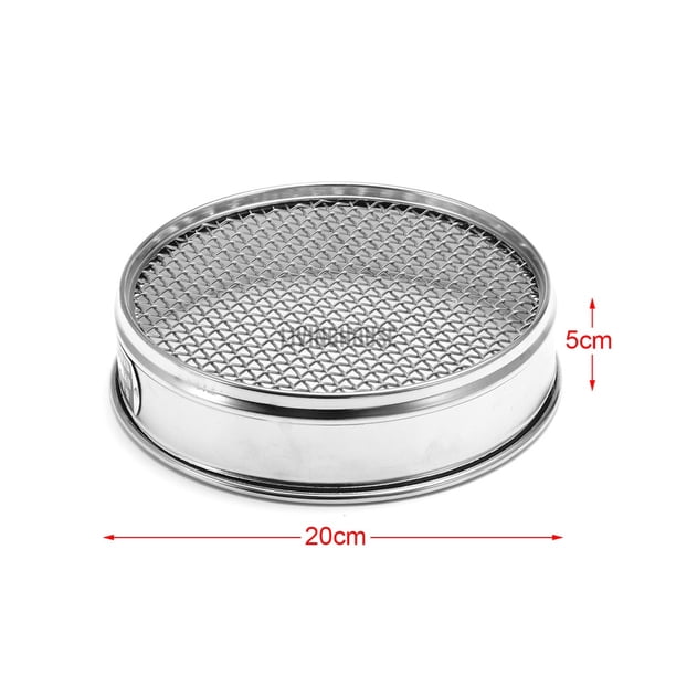 Winco Stainless Steel Sieve Set – 6 Pieces, 16 Inch Diameter X 3 Inch Deep – Restaurant Quality Mesh Strainers