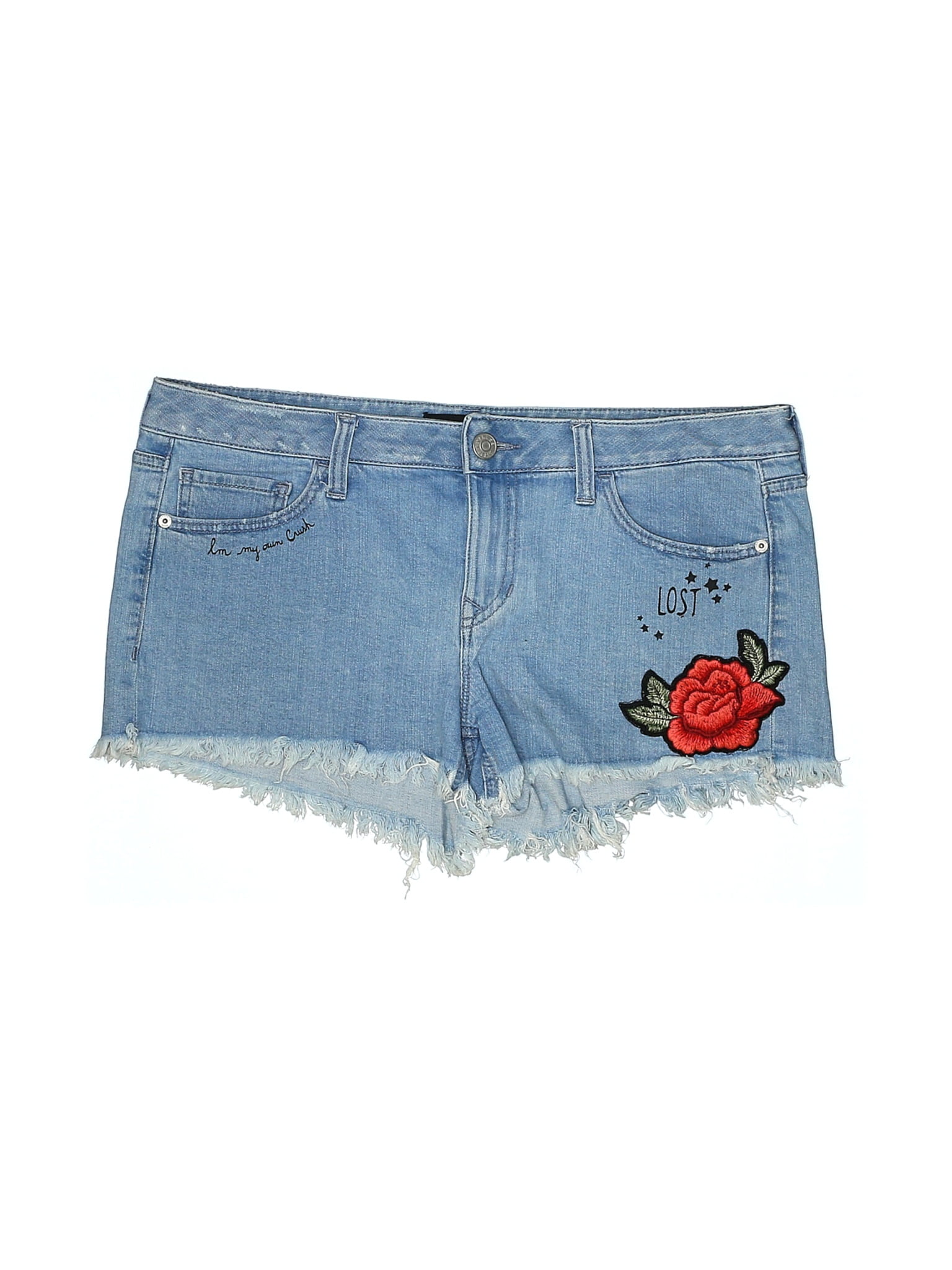 Women's Size 12 Short Jeans Pre-owned Express Jeans Womens Size 12 Denim Shorts - Walmartcom