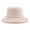 Pink, variant on Diufon Women's Winter Warm Bucket Hat Fleece Thickened Solid Color Wool Hats Outdoor Fisherman Cap