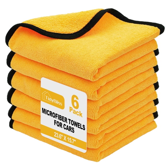 TidyBliss Microfiber Cleaning Towels for Cars