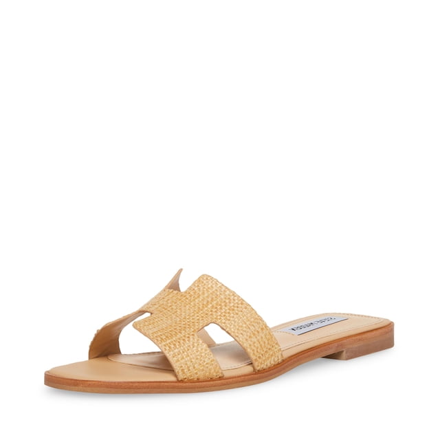 Sandalia Steve Madden Hadyn de Rafia con Tacón Plano de 1.9 cm Talla 5.5