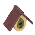 thumbnail image 3 of Bird House Garden Tree Decoration Hummingbird Synthetic Resin House Craft Pendant Artware Yellow, 3 of 5