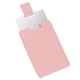 thumbnail image 1 of Espejo de bolsillo Uxcell de acero inoxidable irrompible, espejo compacto de maquillaje con funda de cuero PU (Rosa, 2.56 x 3.74"), 1 of 7