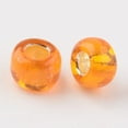 thumbnail image 2 of 50g 12/0 Glass Lined Round Hole Round Orange Red Seed Beads Silver 2mm Hole: 1mm 3306pcs/50g, 2 of 3