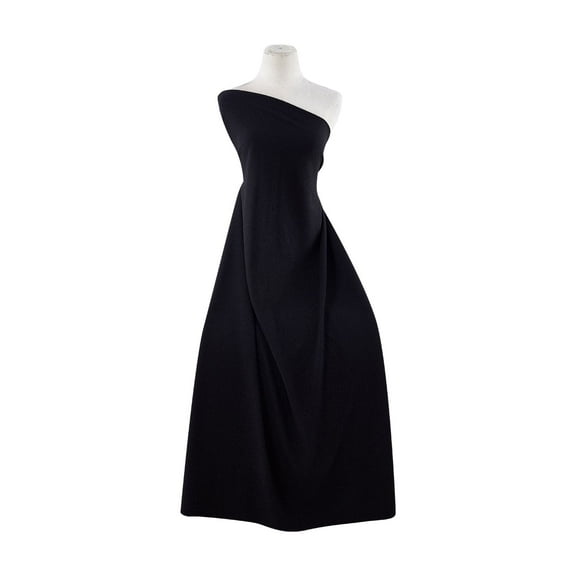 Zelouf Honey Lurex Stripe Knit , Sewing, DIY, Crafts Fabric by the Yard, Black, 3 Yard