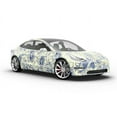 thumbnail image 6 of Rwraps Fish White Koi Gloss Vinyl Film Wrap 59in x 10ft Vinyl Vehicle Car Film Sheet Roll, 6 of 9