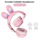 thumbnail image 3 of Auriculares inalámbricos Bluetooth con orejas de conejo, 3 of 5