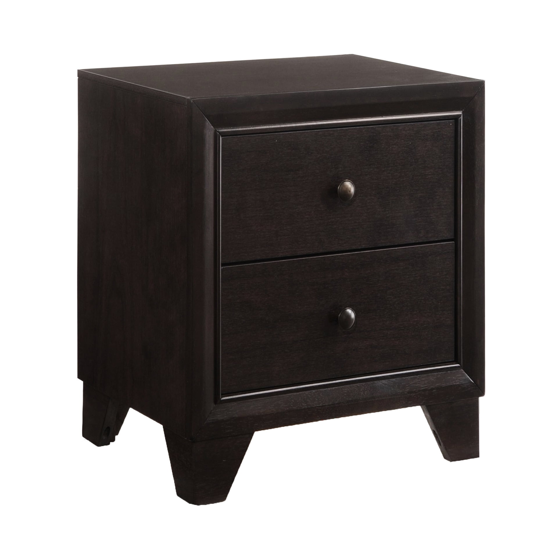 bedroom nightstand in espresso finish product