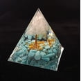 thumbnail image 1 of Mini pirámide de cristal natural, generador de energía, cuarzo, amatista, curación espiritual, cristal, chakra, pirámide de resina, 1 of 6