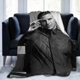 thumbnail image 2 of Bradley Cooper Blanket Flannel Soft Throw Blankets for Bedroom Livingroom Sofa Home 60""X50"", Black, 2 of 6