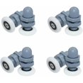 thumbnail image 4 of 12 Pieces Shower Door Caster Shower Casters Door Rollers Sliding Door Roller Door Lower Rollers Shower Door Wheel Roller Caster Shower Wheel 20Mm Cast, 4 of 5