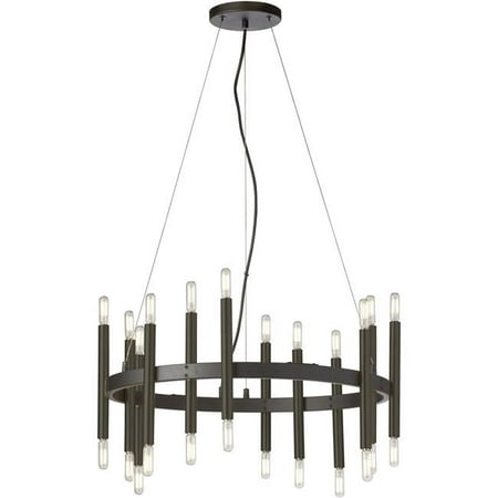 

Dainolite DER-2424C-MB 24 Light Incandescent Chandelier Matte Black