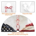 thumbnail image 4 of Rateoe American Flag Butterfly Wall Print Christmas Tree Skirt 48" for Xmas Holiday New Year Party Circle Tree Mat Ornaments Decoration, 4 of 7
