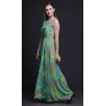 thumbnail image 3 of Bimba Leaves Ladies Printed Long Tank MaxiÂ&nbsp;DressÂ&nbsp;Resort Wear Evening Gown-X-Large, 3 of 5