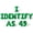 Green, variant on Letter Balloons - I IDENTIFY AS 49 16" Inch Alphabet Letters Foil Mylar Balloon 49th Birthday Party Banner (Green)