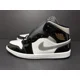 thumbnail image 1 of Men’s Size 7 - A i r-Jor-dan 1 SE Mid Black White Metallic Silver HV0789-010, 1 of 6