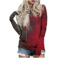 thumbnail image 1 of Ailaofu Halloween Sweatshirts For Women Long Sleeve Graphic Crewneck Sweatshirt Cute Pullover Tops Fall Fashion Clothing, 1 of 4