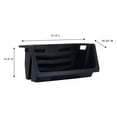 thumbnail image 7 of Mighty Tuff 3 Pack Nesting Stackable Bins, Heavy Duty Space Saving Storage, 7 of 7