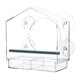 thumbnail image 2 of Teissuly House Shaped Plastic Acrylic Glass Bird Feeder Acrylic Pet Bird Feeder Teissuly WER202312135103, 2 of 7