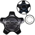 thumbnail image 3 of Black 16 inch Hubcap Cupping for Fiat 500x 735626311 Wheels Centre Hub Caps Set Dust Cover Wheel Hub Cap Replacement 1/2/4pcs, 3 of 5