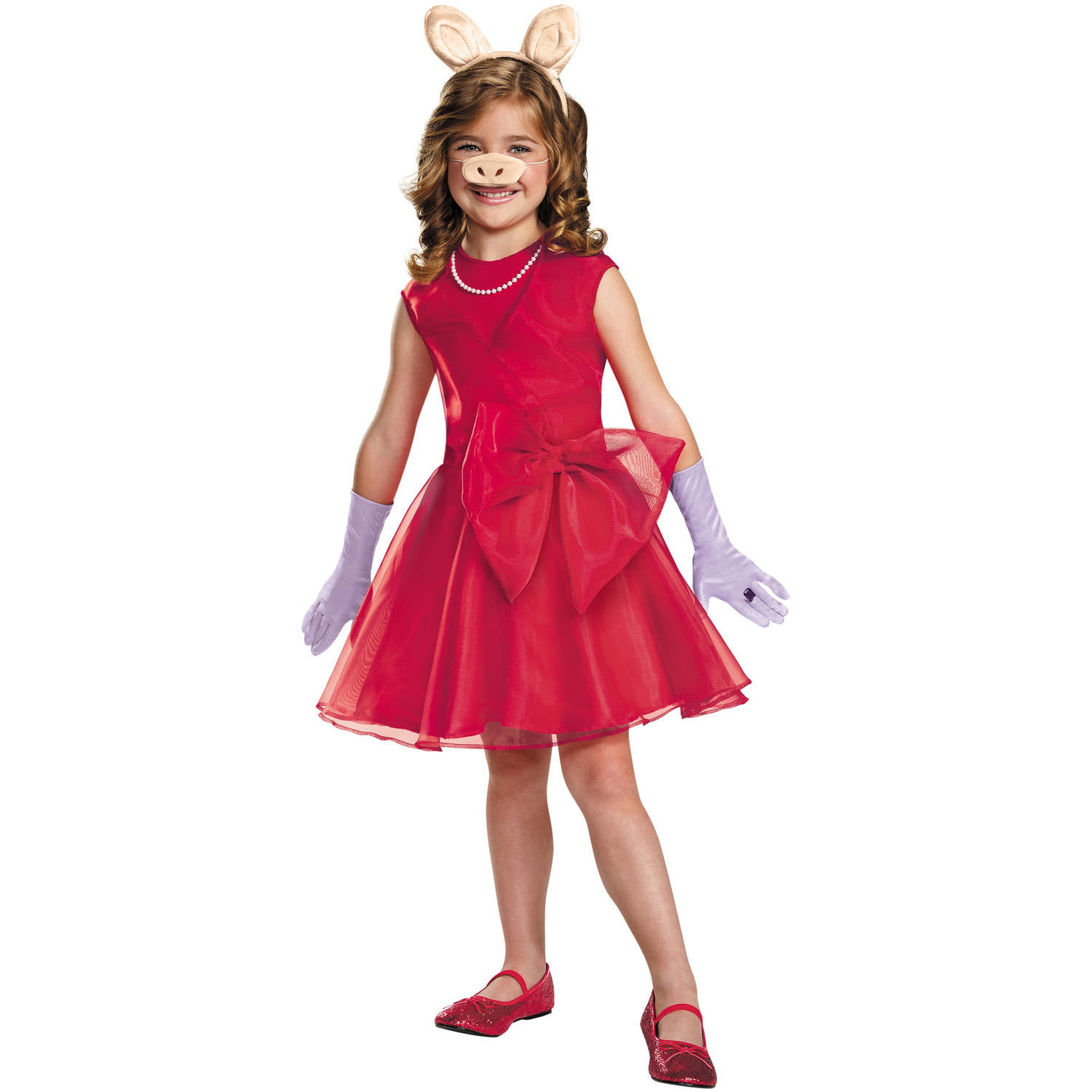Miss Piggy Girls Child Halloween Costume Walmart Com Walmart Com
