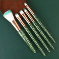 thumbnail image 2 of 5pcs Makeup Brush Crystal Rod Set Beauty Tools Beauty Brush (Green), 2 of 3