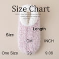 thumbnail image 4 of Fabrcox Womens Fuzzy House Slipper Socks, Non Skid Grips Fluffy Winter Indoor Socks, Warm Plush Loungewear Socks for Sleeping at Home, Holiday Gift for Women (White), 4 of 5