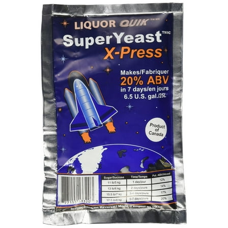 Liquor Quik Super Yeast X-Press (Makes 6.5 U.S. gal./25L)