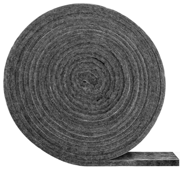 High Temp Grill Gasket Smoker Seal Replacement Heat Resistant Flame Retardant Felt Sealing Strip for BBQ Lid Grey Gray