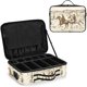 thumbnail image 1 of YBQF Western Desert Cowboy Travel Makeup Bag Large Makeup Train Case Professional Cosmetic Bag Organizer with Adjustable Shoulder Strap and Dividers, 1 of 5