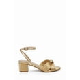 thumbnail image 2 of Jewel Badgley Mischka Hudson Pleated Sandal, 2 of 7