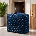 thumbnail image 5 of Waterproof Large Capacity Quilt Clothes Storage Bag with Handles Breathable Organizer for Blankets Bedding Closet Under Bed, 5 of 6