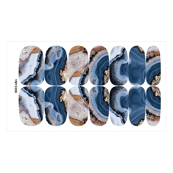 Accesorios Moda Uñas Pegatina Uñas Inicio Decoraciones Skymarble Manicura Pegatina
